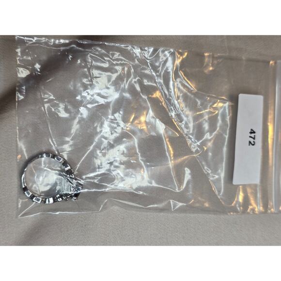 Black Onyx Silver Tone Vintage-Style Ring Size 7 - Picture 11 of 11